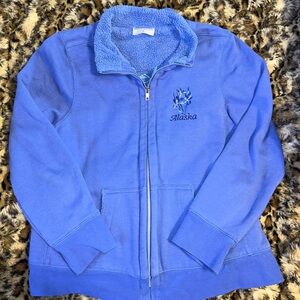 Blue Alaska Princes Cruises Zip-Up Jacket